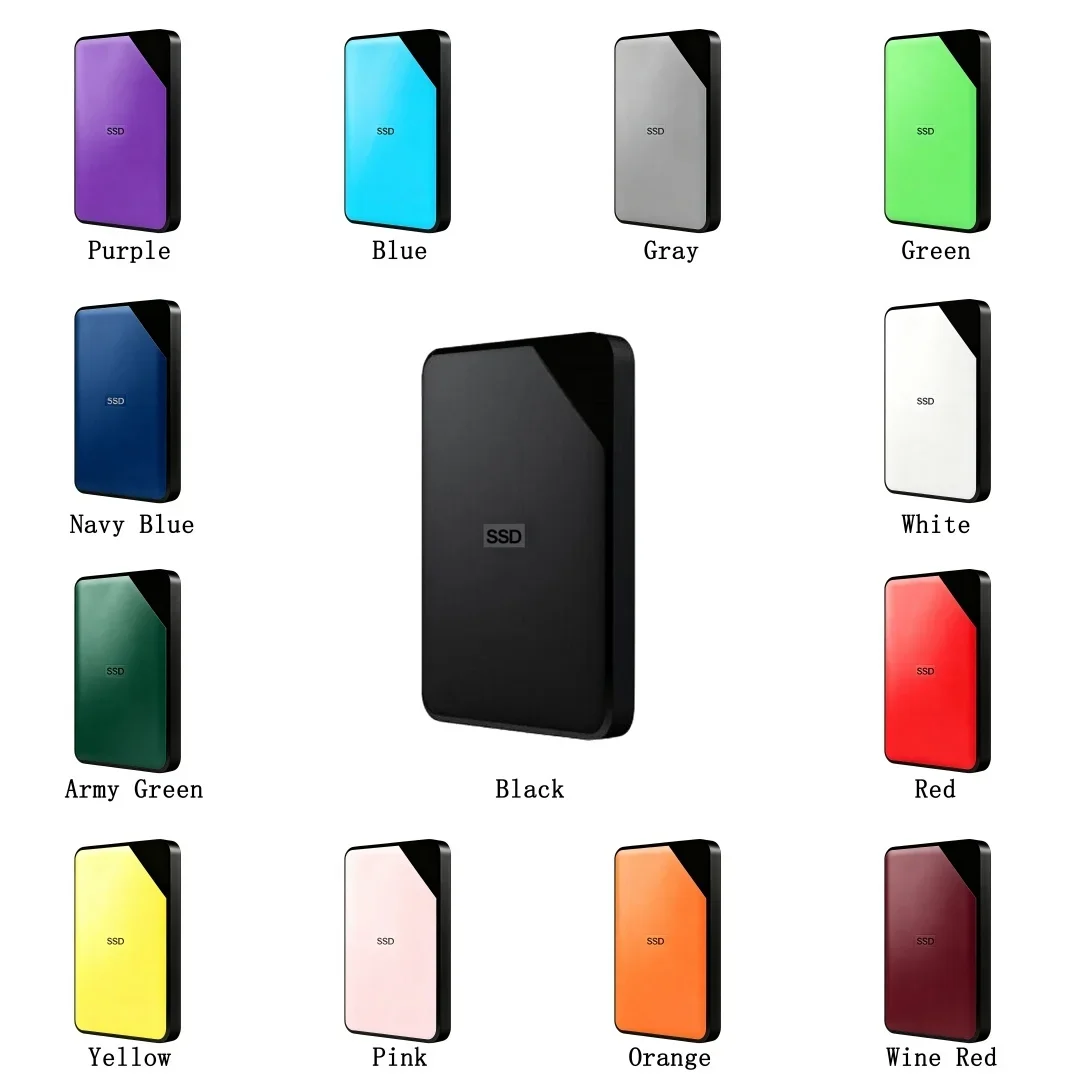 SE External Portable SSD 1TB 2TB 4TB High Speed 550MB/s Type-C Solid State Drive Shockproof Multi Colors Storag for Notebook Mac