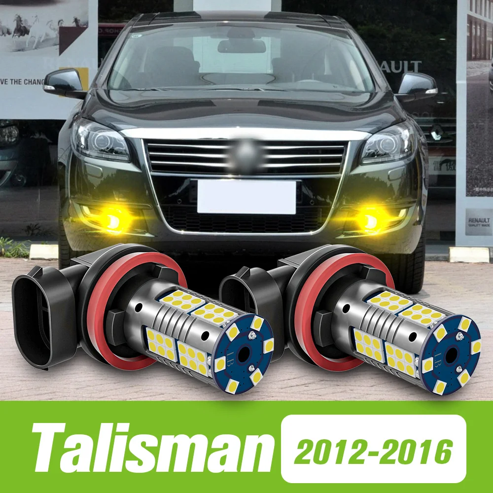 

2pcs For Renault Talisman 2012-2016 LED Fog Light 2013 2014 2015 Accessories