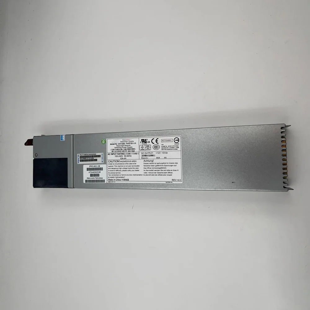 Server Redundant Power Supply Module Before Shipment Perfect Test PWS-801-1R 800W