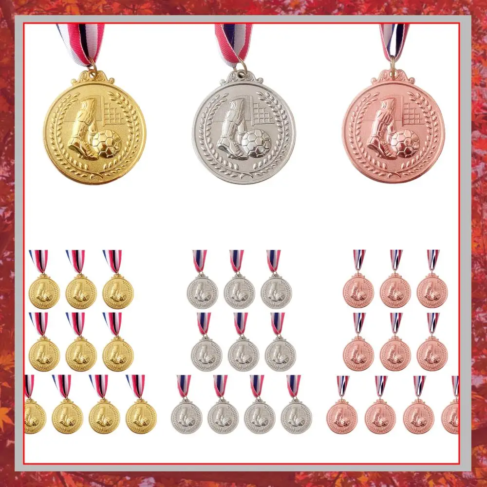 

2.54 Inches Winner Award Medal with Neck Ribbon Competition Award Medal Zinc Alloy Sports Meet Awards Commemorative Items