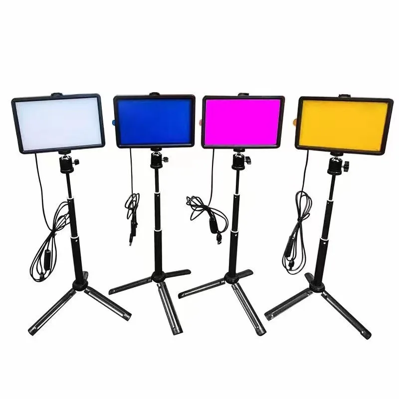 6/8 Inch LED Video Light For Live Streaming Photo Studio Light Panel Photography Dimmable Flat-panel Fill Lamp 3300-5600K