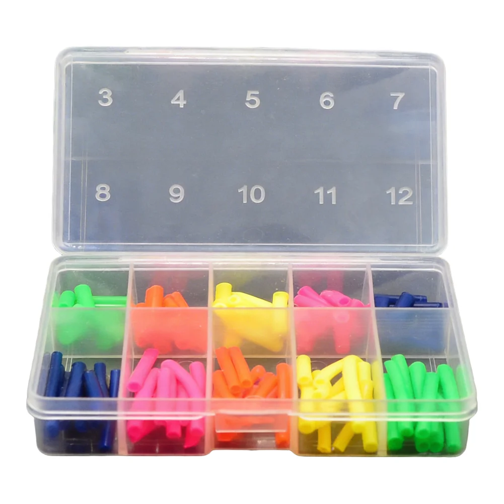 1 Set Gummi-Float-Sleeves in verschiedenen Größen, Silikon-Boilie-Stopper, Angelzubehör, Gummi-Röhren, Float-Sleeves – Detail 4