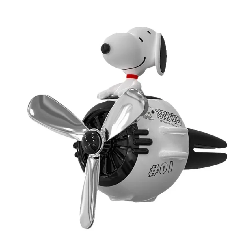 Cute Snoopy Anime Car Air Freshener Aromatherapy Fragrance Piece Car Air Outlet Decoration Perfume Clip Decor Accessories