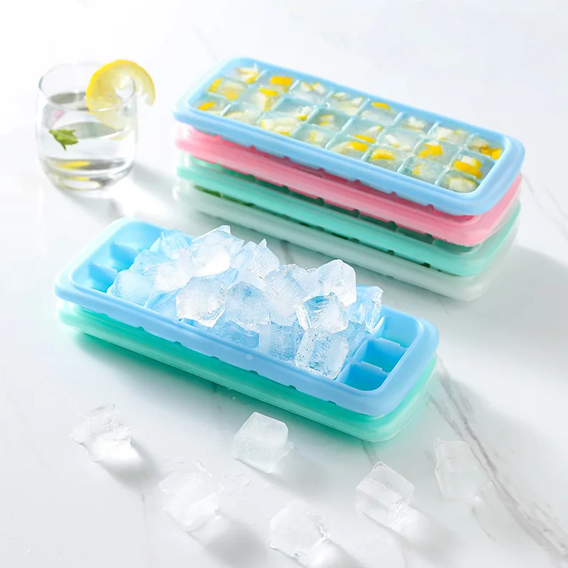 

Silicone Ice Molds 24-grid Cube Reusable Ice Cube Non-toxic Durable Bar Pub DIY Popsicles Not Deformed for Home