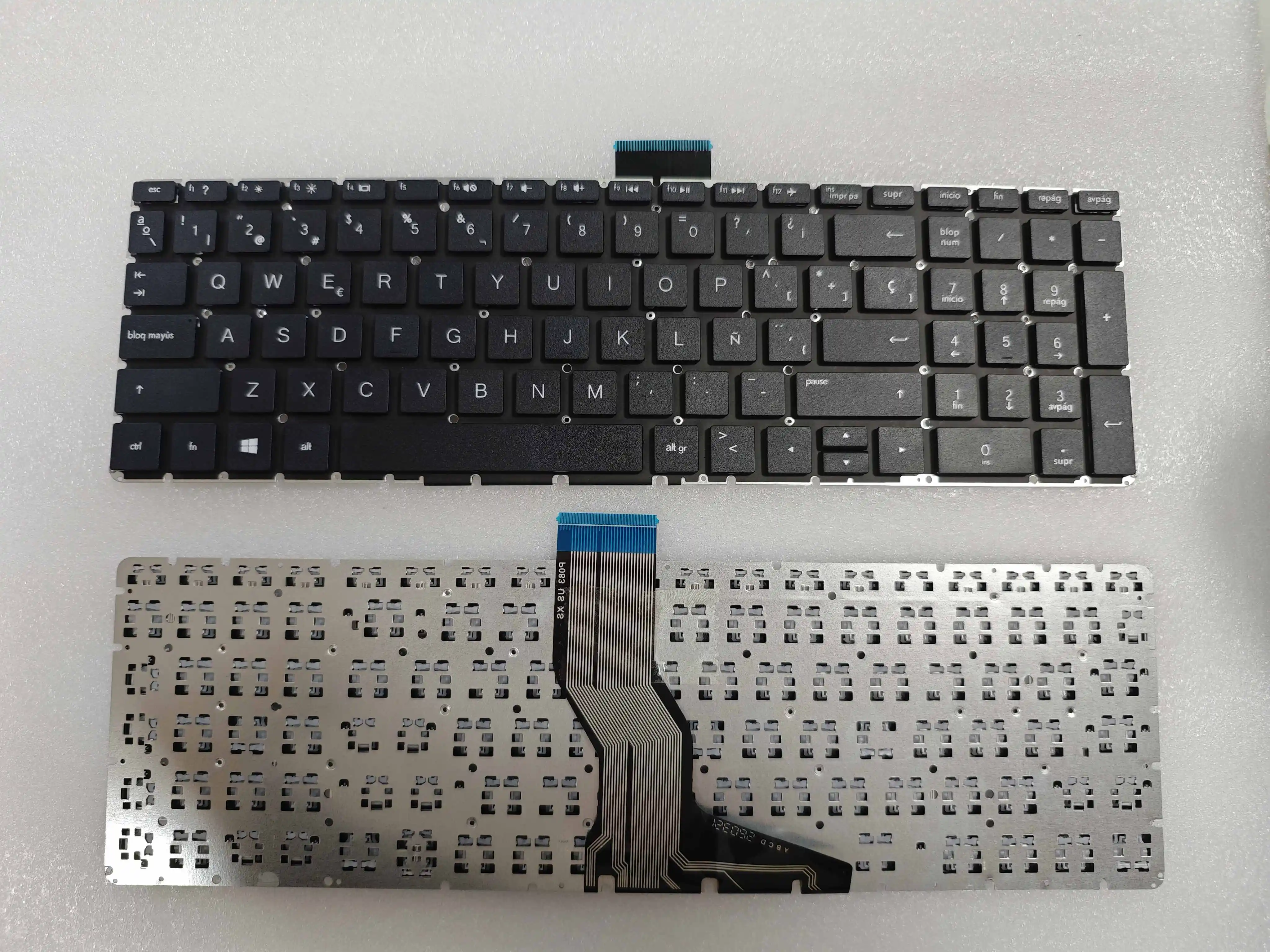 Spanish keyboard for hp 15-CC 15-BS 15-CB 15-BW 15-CK 15-CD 15-BU 15-BD TPN-C129 C130 Q191 Q193