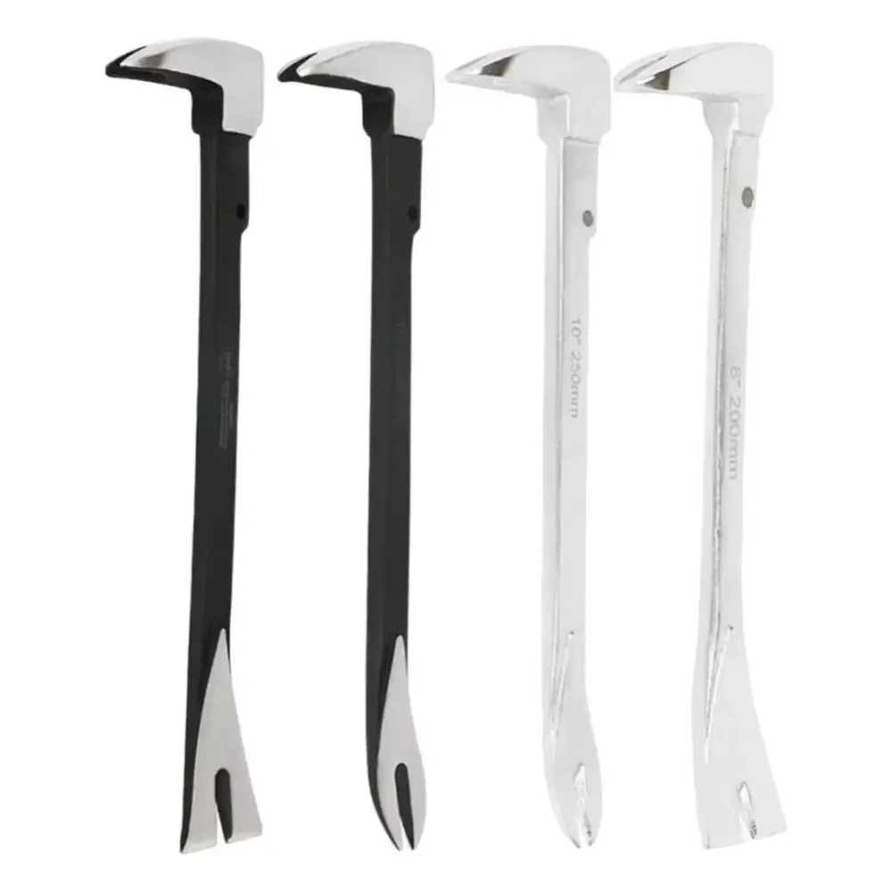 Efficient 10" 8" Nail Puller Pry Bar Antirust Nail Extractor Carbon Steel High Hardness Remover Tool Home