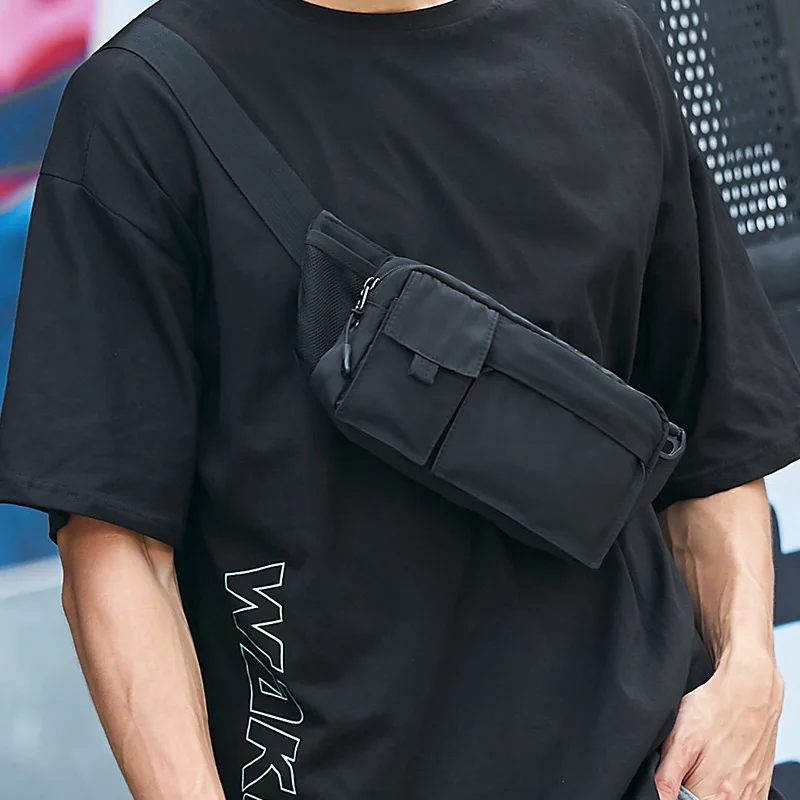 

Сумка через плечо из ткани Оксфорд, универсальная квадратная водонепроницаемая сумка через плечо для езды на велосипеде, большая вместимость для мужчин и женщин.