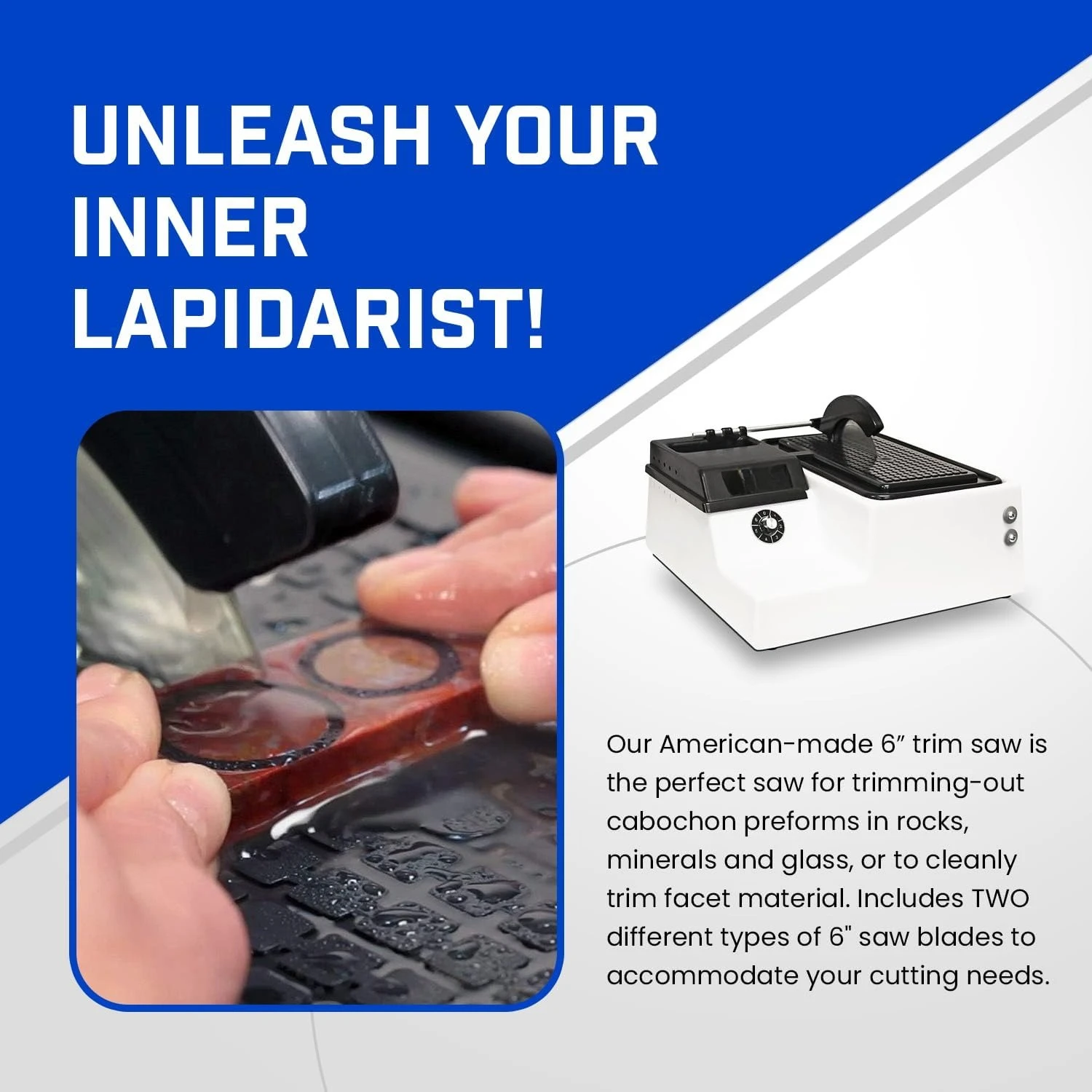 

6-дюймовая гранильная пила — гранильное оборудование для резки камня, камня, стекла, обрезки, пильная машина — пила для резки камня и многого другого