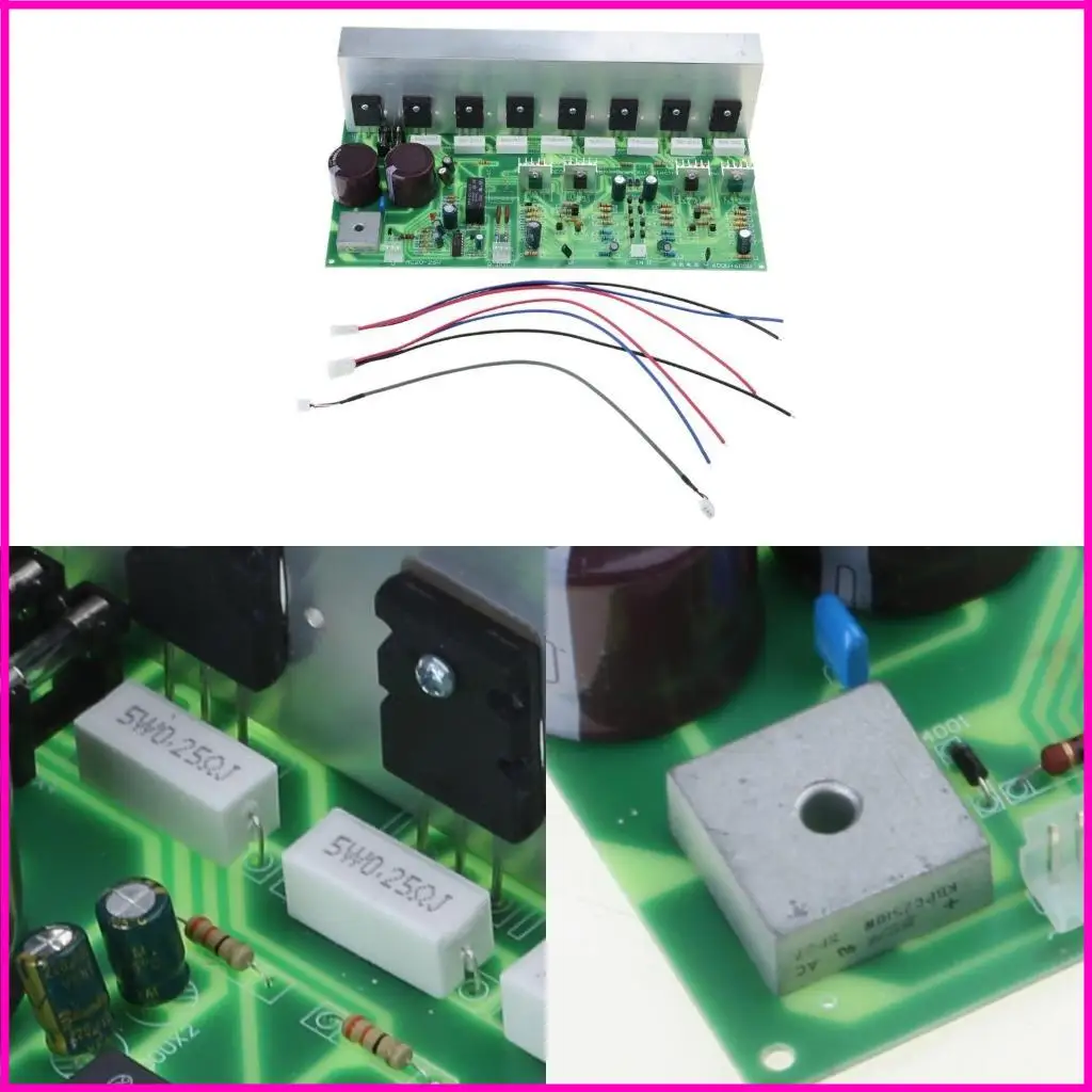 

AD600W 2.0Channel Power Amplifier Board 2SA1943/2SC5200 600W+600W Highly Power AMP Module Plate with Cable