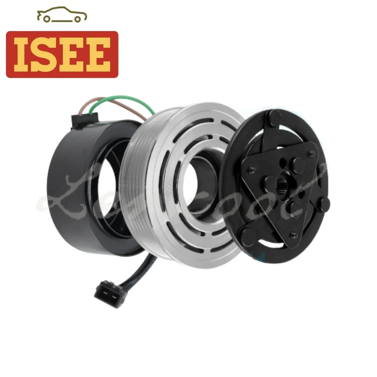 High QualityAC A/C Compressor Pump Clutch Pulley For VW LUPO 6X SEAT AROSA IBIZA 6K AUDI A3 SKODA  FORD 6N0820811A 6N0820803B 6N