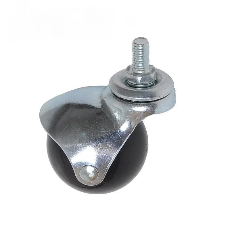 4pcs 1.5 Inch Caster wheel Swivel Caster Threaded Castor Wheel for Trolley Furniture rubber wheel