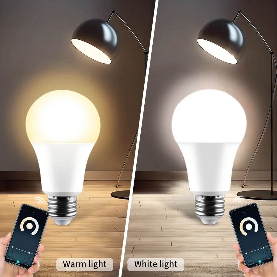 WiFi Smart LED Light Bulbs E27 110V 220V 12W 15W 20W LED Cozylife APP Control Kitchen Bedroom Lamp Works With Alexa Google Home