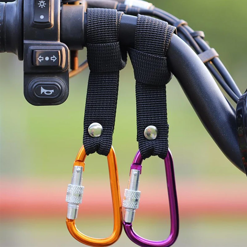 Motorrad-Lenkerhaken aus Aluminium, erhältlich in 1 oder 2 Stück