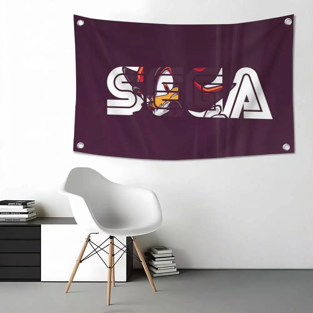 Game S-Shadow The H-Hedgehogs  Flag Suitable For Party Club Outdoor Interior Wall Decoration Banner Fans Gift