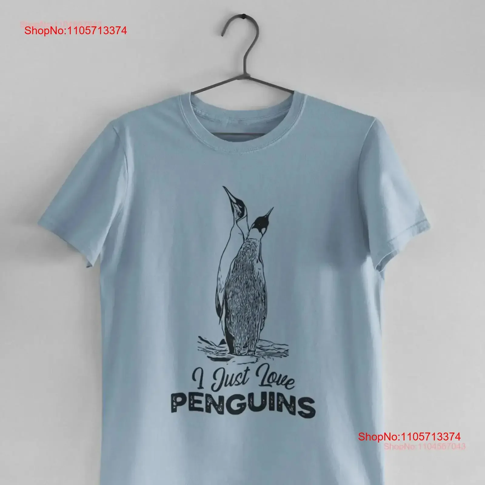 I Just Love Penguins T Shirt Penguin s for Girlfriend Couple Marine Biologist Teachers Biology vintage Washed Comfortable