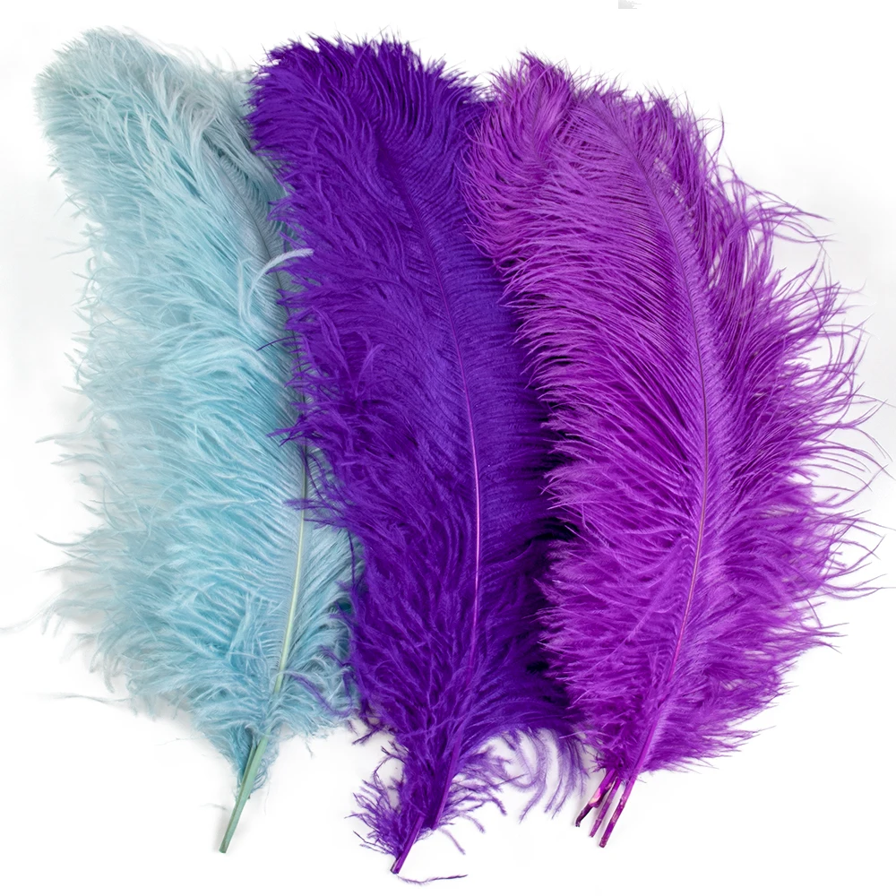 10pcs/Lot Colored Ostrich Feathers for jewelry  Top Quality Feather Diy wedding Party Creative Table Centerpieces Handicraft