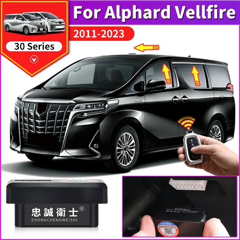 

For Toyota Alphard Vellfire 30 20 Series Modification Accessories Interior Window Lifter OBD Tuning 2021 2020 2019 2018 2017