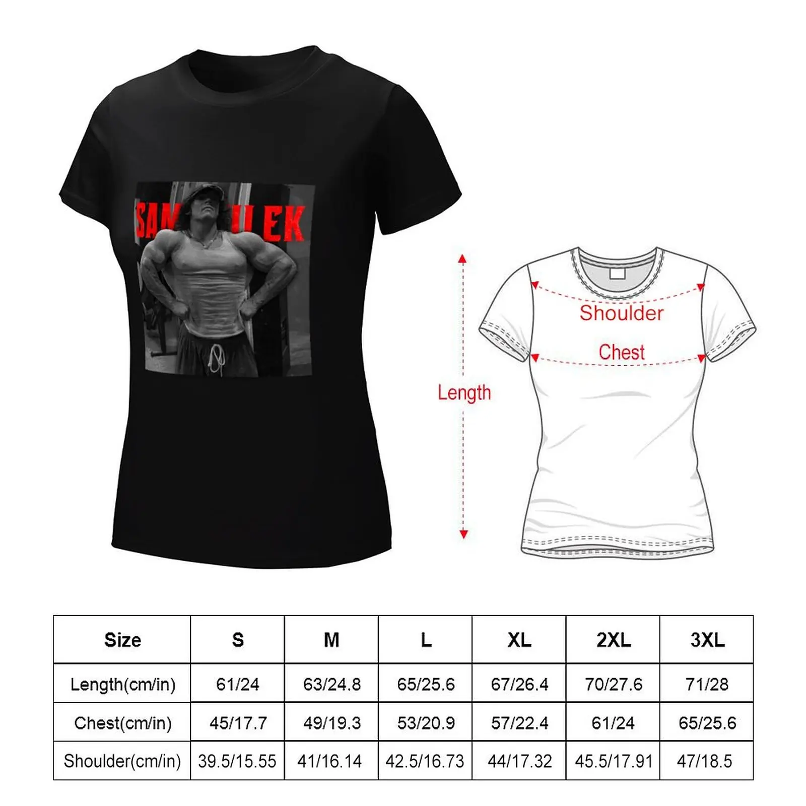 sam sulek real lifter T-shirt Short sleeve tee graphics spring clothes Women 2024