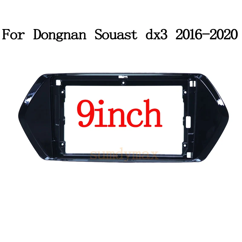 9inch 2din car radio fascias For Soueast DX3 2016 2017 2018 2019 Special Dash Trim Kit Frame Panel Head Unit Car Refitting