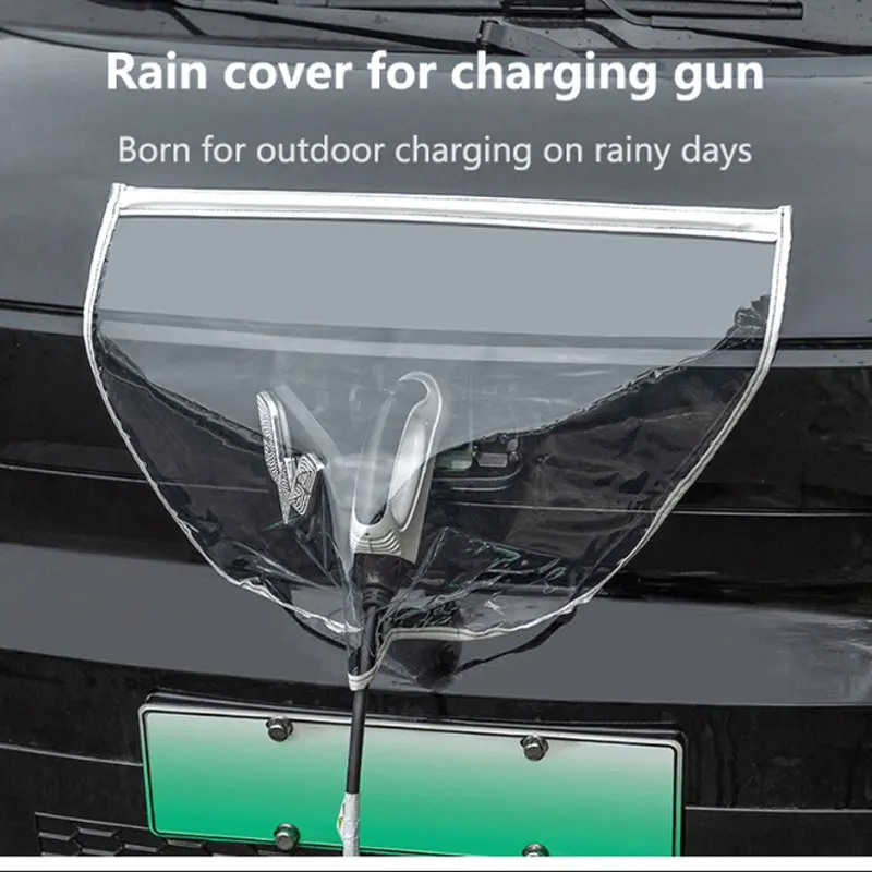 

Universal Electric Car Energy Car Charging Rain Cover Outdoor Charging Gun Waterproof Dustproof Auto Rain Snow Cover Accessories
