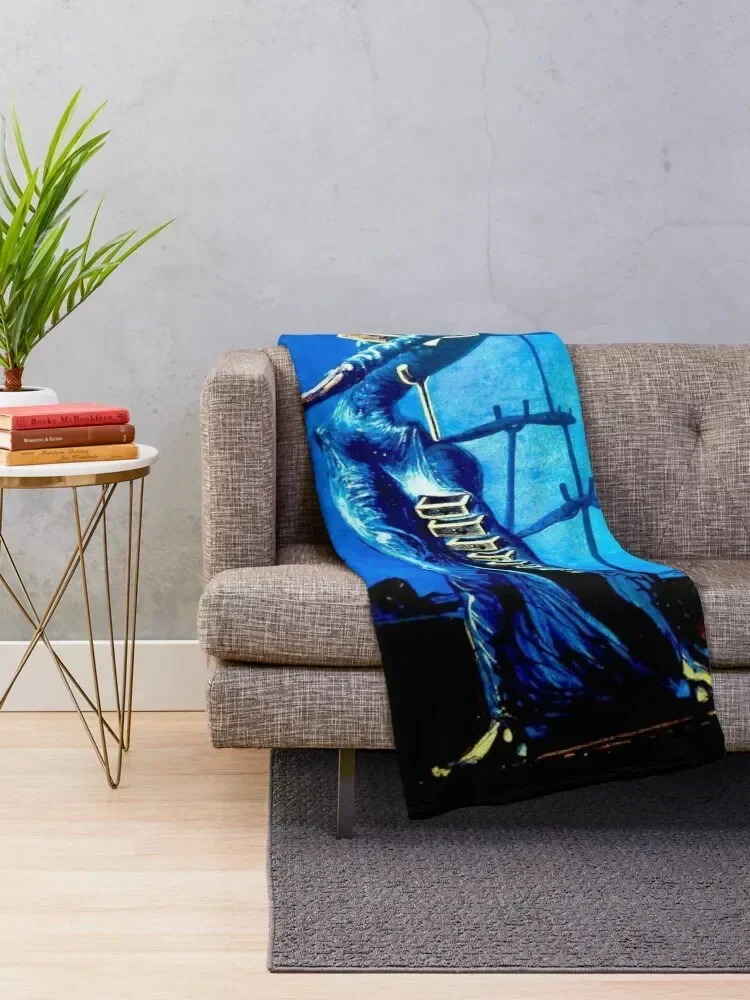 THE BURNING GIRAFFE : Vintage Abstract Print Throw Blanket For Baby for sofa Sofas Large Blankets