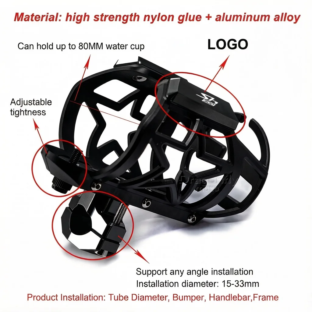 Cup Holder For Honda SH300 SH 300 SH300I SH 300I I Motorcycle Beverage Water Bottle Cage Drink Cup Holder Mount Accessories