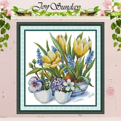 The Call of Spring Patterns Counted Cross Stitch Set DIY 11CT 14CT 16CT Stamped DMC Cross-stitch Kit Embroidery Needlework