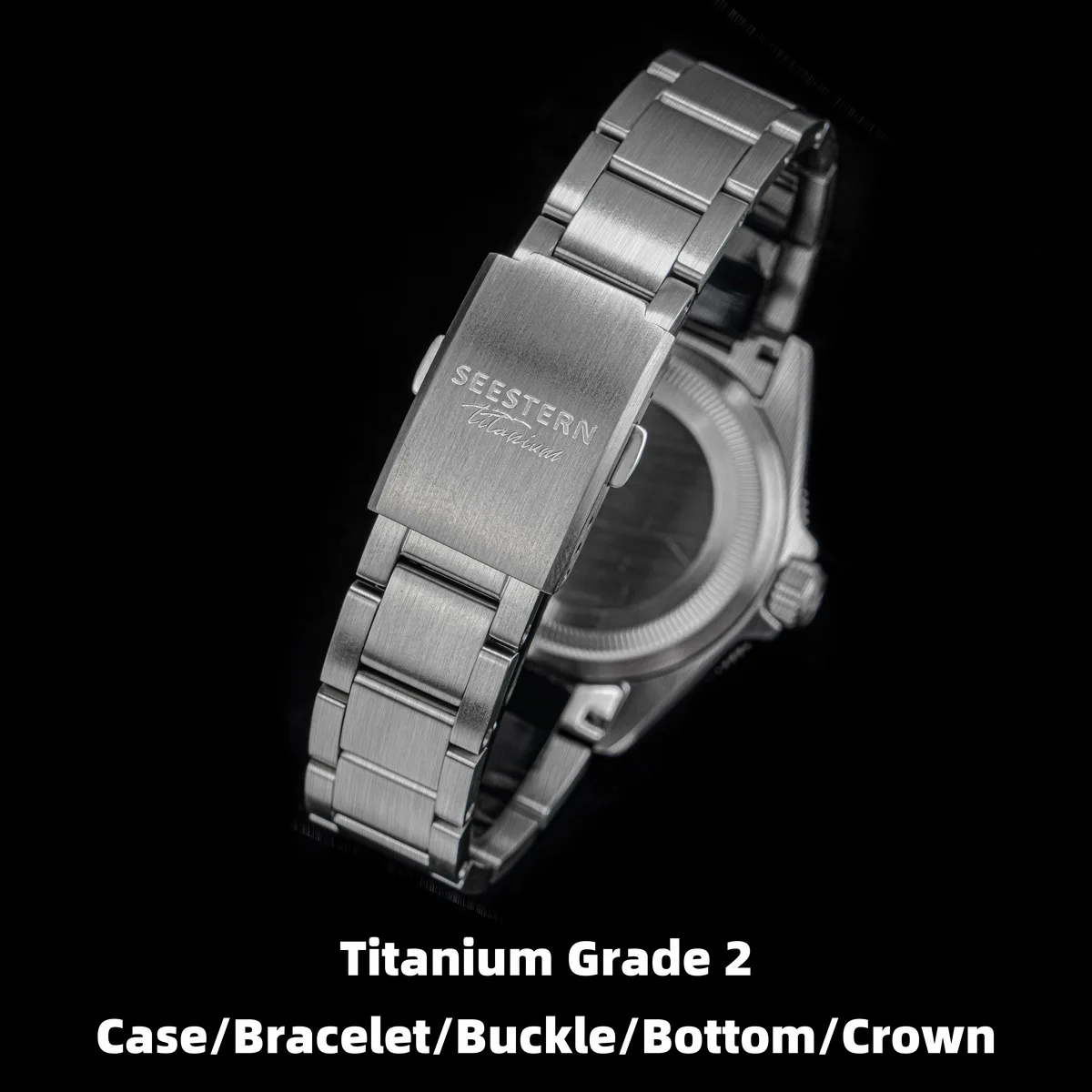 2023 SEESTERN Fashion Watch of Men Titanium Diving Automatic Mechanical Wristwatch ST2130 Movement 20Bar Waterproof Super Lume