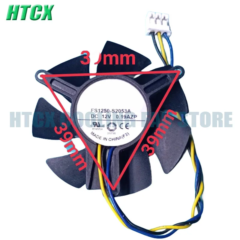 FOR Original GTX1050/1050Ti graphics card fan FS1250-S2053A 12V 0.19A