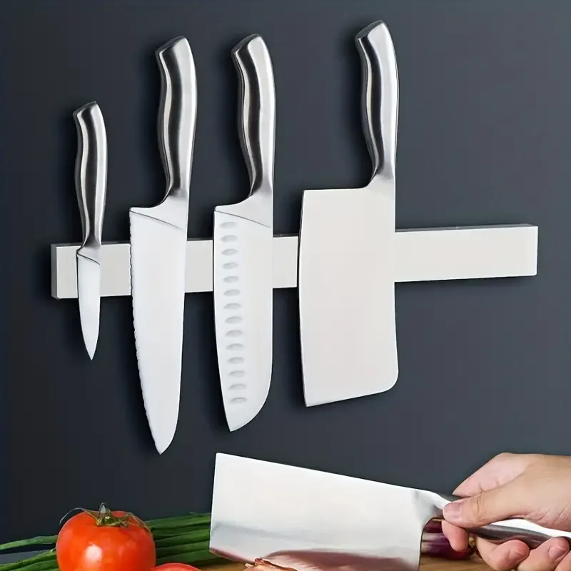Magnetic Stainless Steel Knife Rack 3
