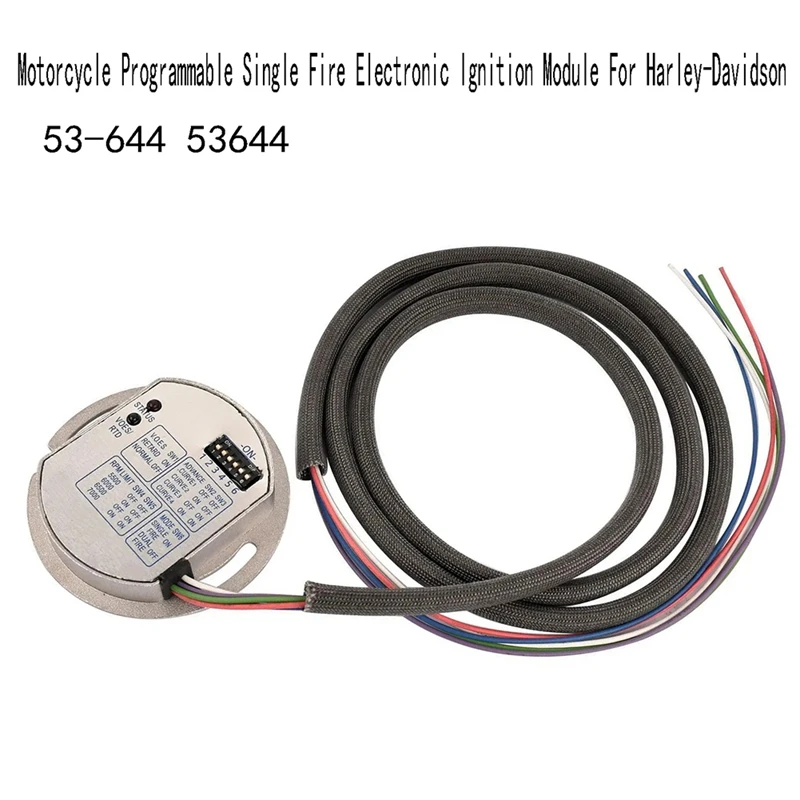 

53-644 Motorcycle Programmable Single Fire Electronic Ignition Module For 53644