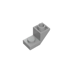 Gobricks GDS-90319 슬로프, 반전 45 2 x 1, 2/3 컷아웃 레고 2310 어린이 DIY 빌딩 블록 기술과 호환 가능