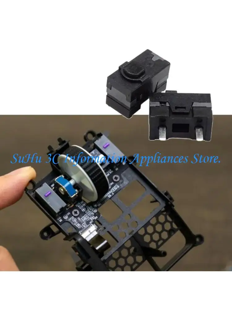  2Set Mouse Scroll Wheel Press Down Microswitch Middle Button 2Pins for Deat