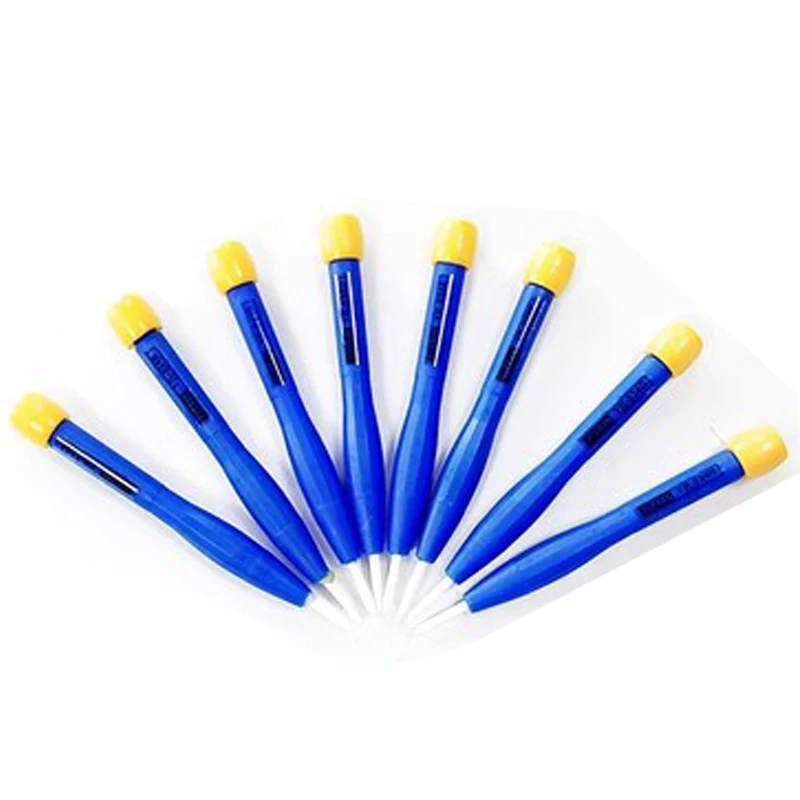 8PCS Adjust Frequency Screwdriver Anti-static Plastic Ceramic Set Slotted and Phillips 90MM High Quality