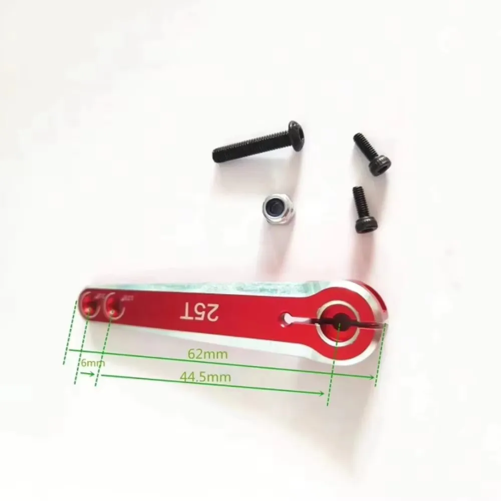 Six Star Unilateral Rudder Arm 1.25-1.5 1.75-2 Inch Compatible Wjr/Hitec/Futaba Steering Gear