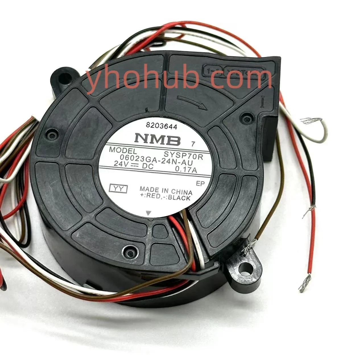 NMB-MAT 06023GA-24N-AU DC 24V 0.17A 4-Wire Stage Lamp Projector Cooling Fan