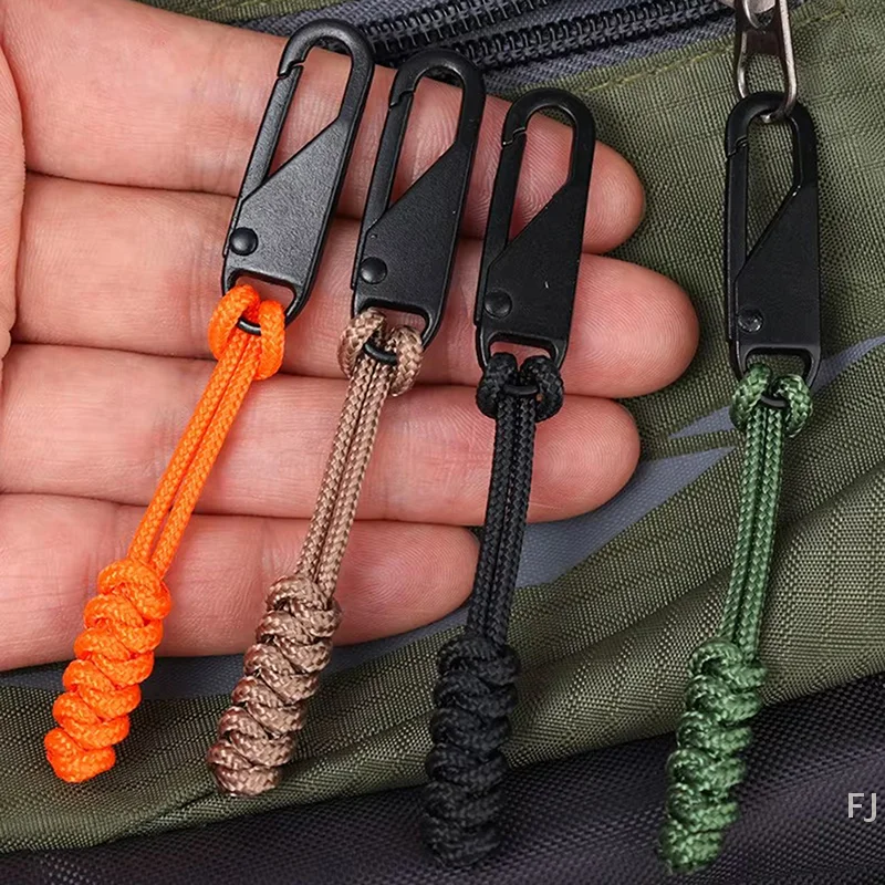 [YU]5pcs High Quality Zipper Pullers Durable Wear-resistant Cord Zipper Replacement Accessories Zippers Convenient Extend Puller