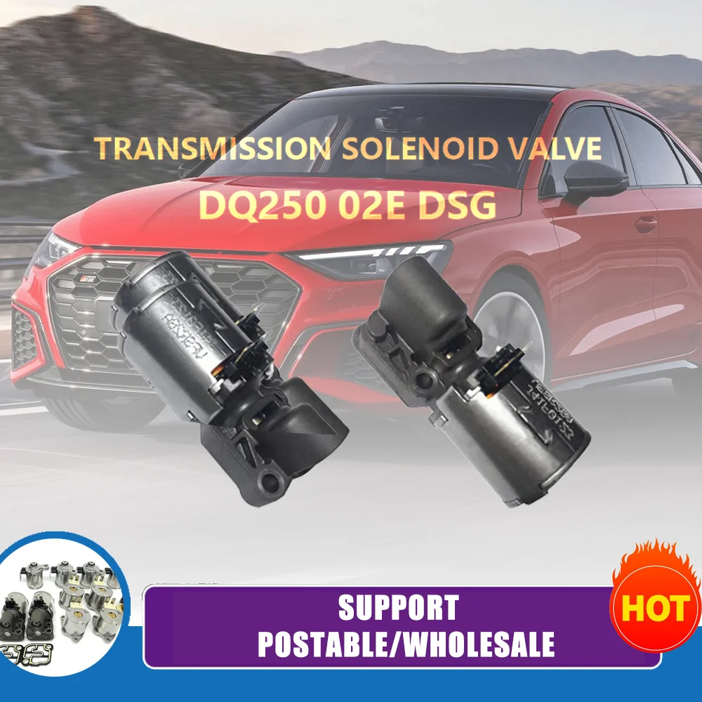 

DQ250 02E DSG Transmission Solenoid Valve 02E325025AJ For Volkswagen Touran Golf Passat Audi A3 Q3 TT 02E927770AD 02E927770AL