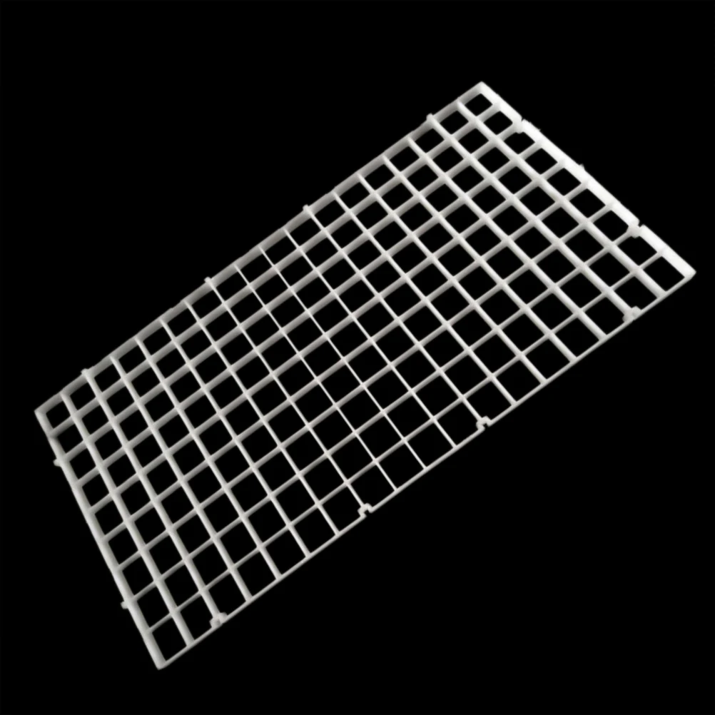 

10pcs Bottom Filter Plate Segregation Board For Aquarium Fish Tank With Clips Durable Pc Material Flat Safe Cuttable
