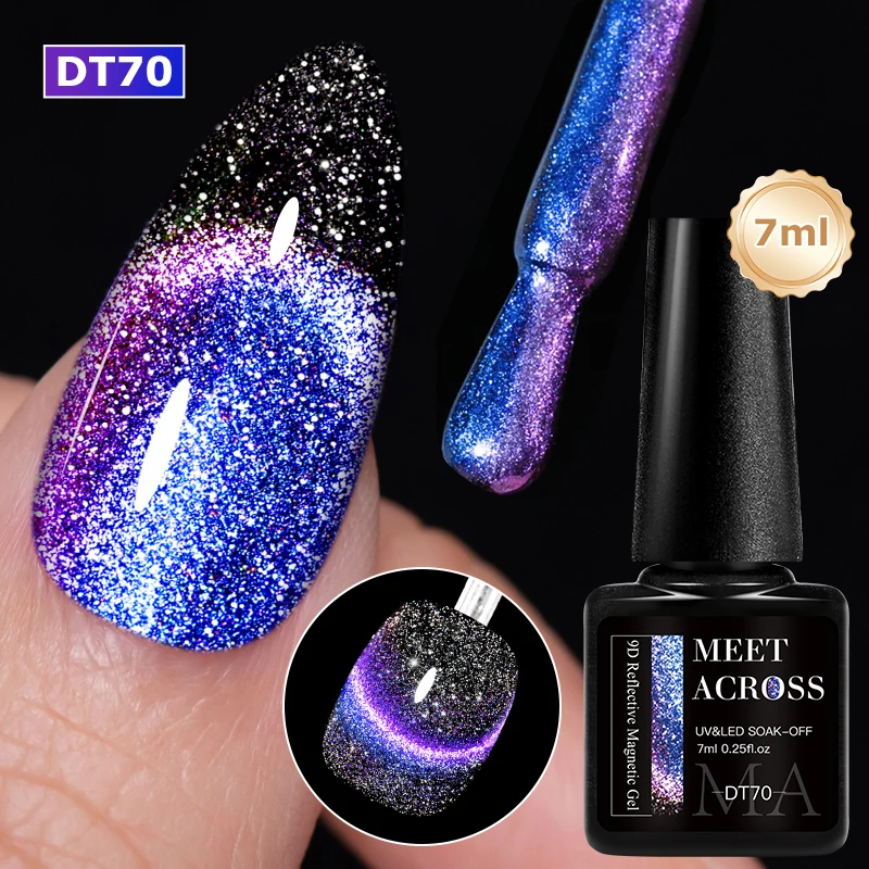 Nail Art Rainbow - 7ml 9D Rainbow Magnetic Gel Lakier