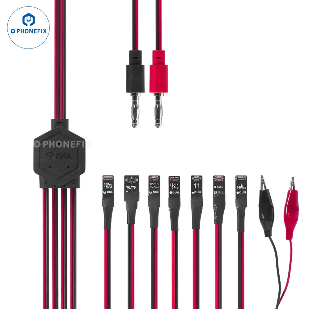 NEW 2UUL PW01 Power Cable Ultra Soft Boot Cable for iPhone 7-16 Pro Max Motherboard Power Supply Activation Repair Line Tools