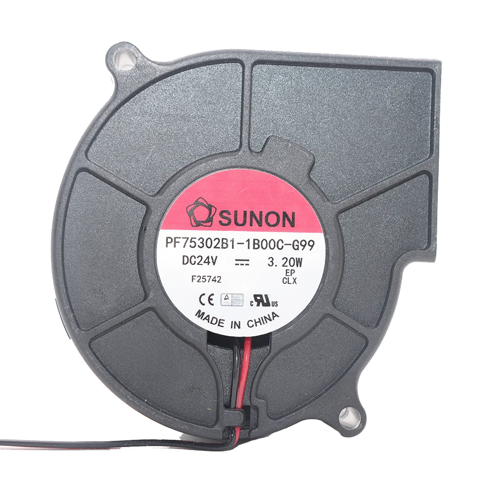 Brand new original SUNON approved PF75302B1-1B00C-G99 7530 24V 3.2W DC cooling blower