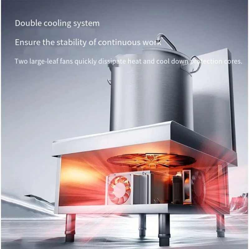 

【Brand new】Multi Functional Commercial High Power Low Profile Concave Soup Braising Stove Induction Cooker For Restaurant Cante
