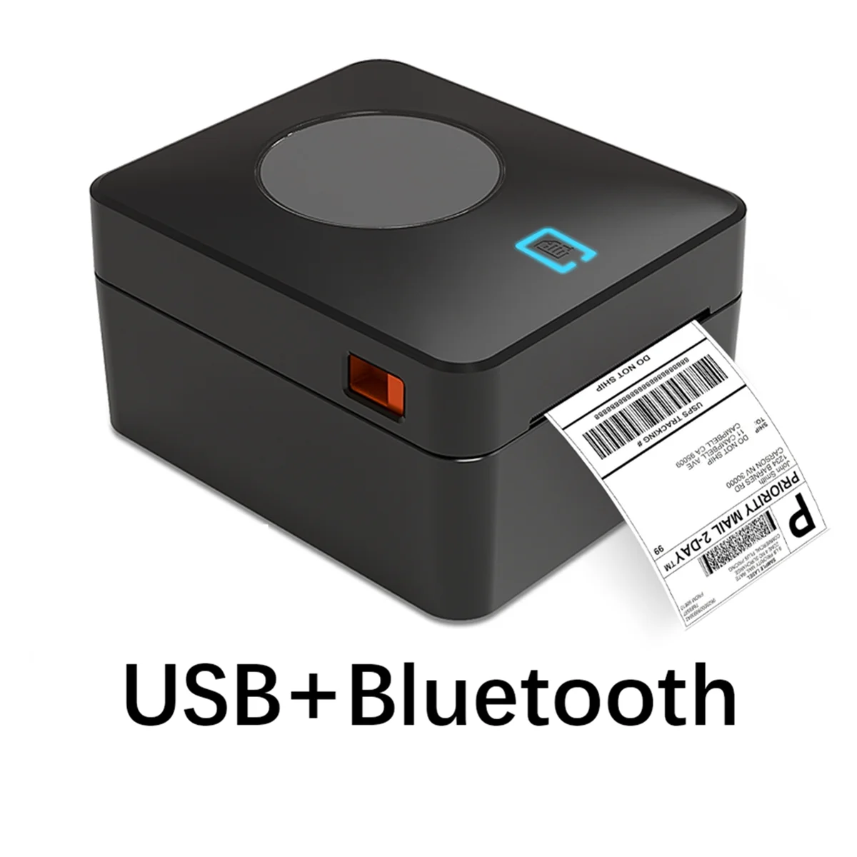 Thermal Label Printer,BLUETOOTH / USB 4X6 Shipping Label Printer for Shipping Packages,for /IOS/Android EU Plug