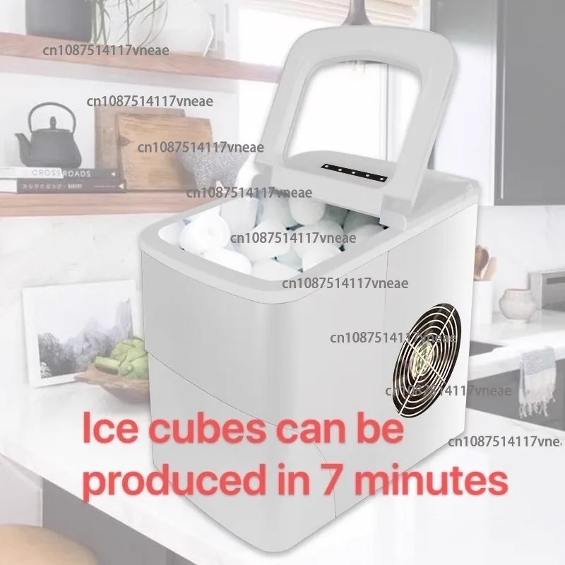 Commercial Portable Electric Ice Maker Automatic Milk Tea Shop 15kg Ice Making Machine Mini Ice Cube Making Machine