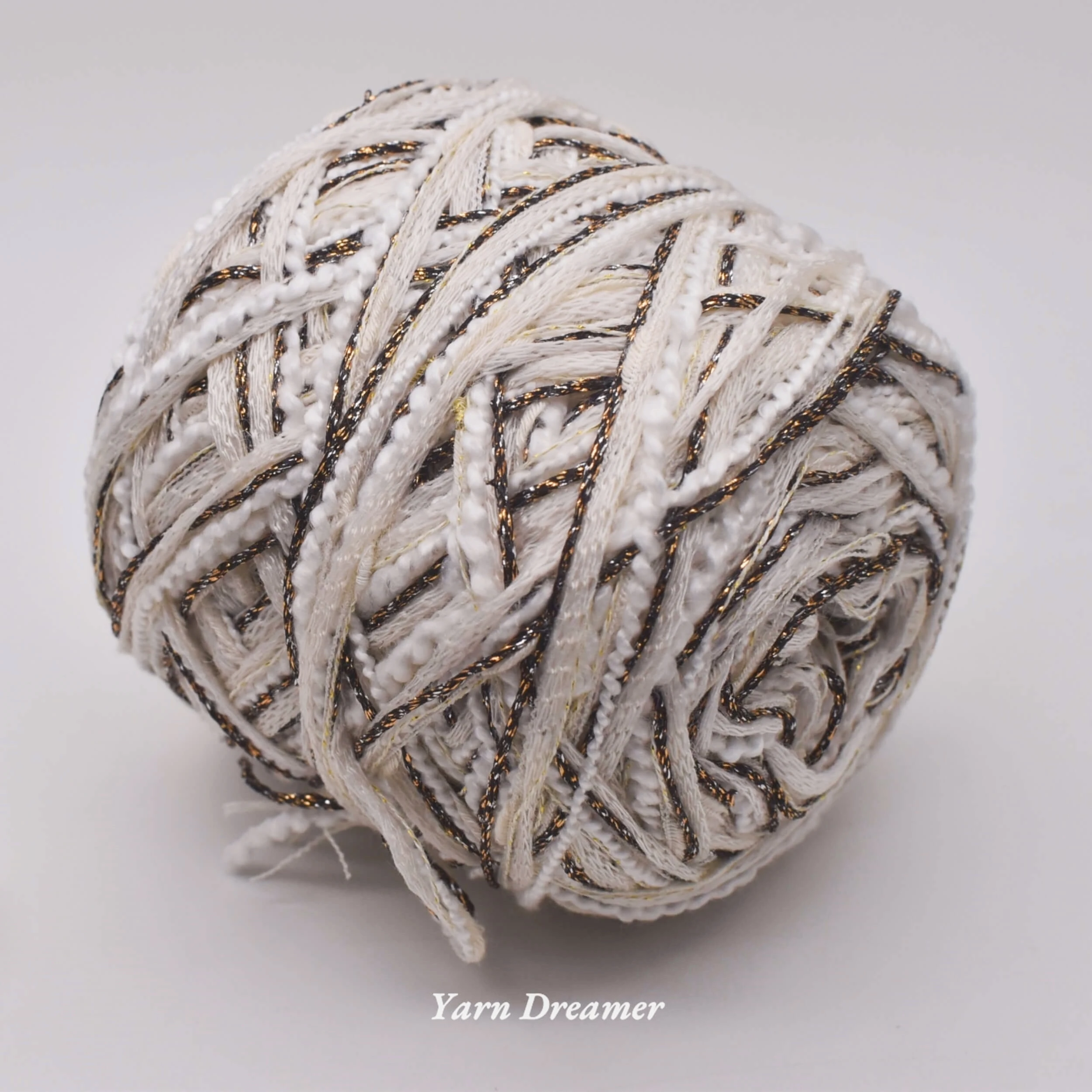 

Beige Gold Yarn for Crochet Hand Knitting Yarn 100g Fancy White Cream Colored Glitter Thick Yarn chunky