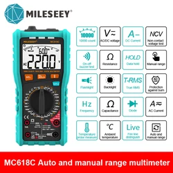 MILESEEY MC618C10000 counts AC/DC Voltage Meter