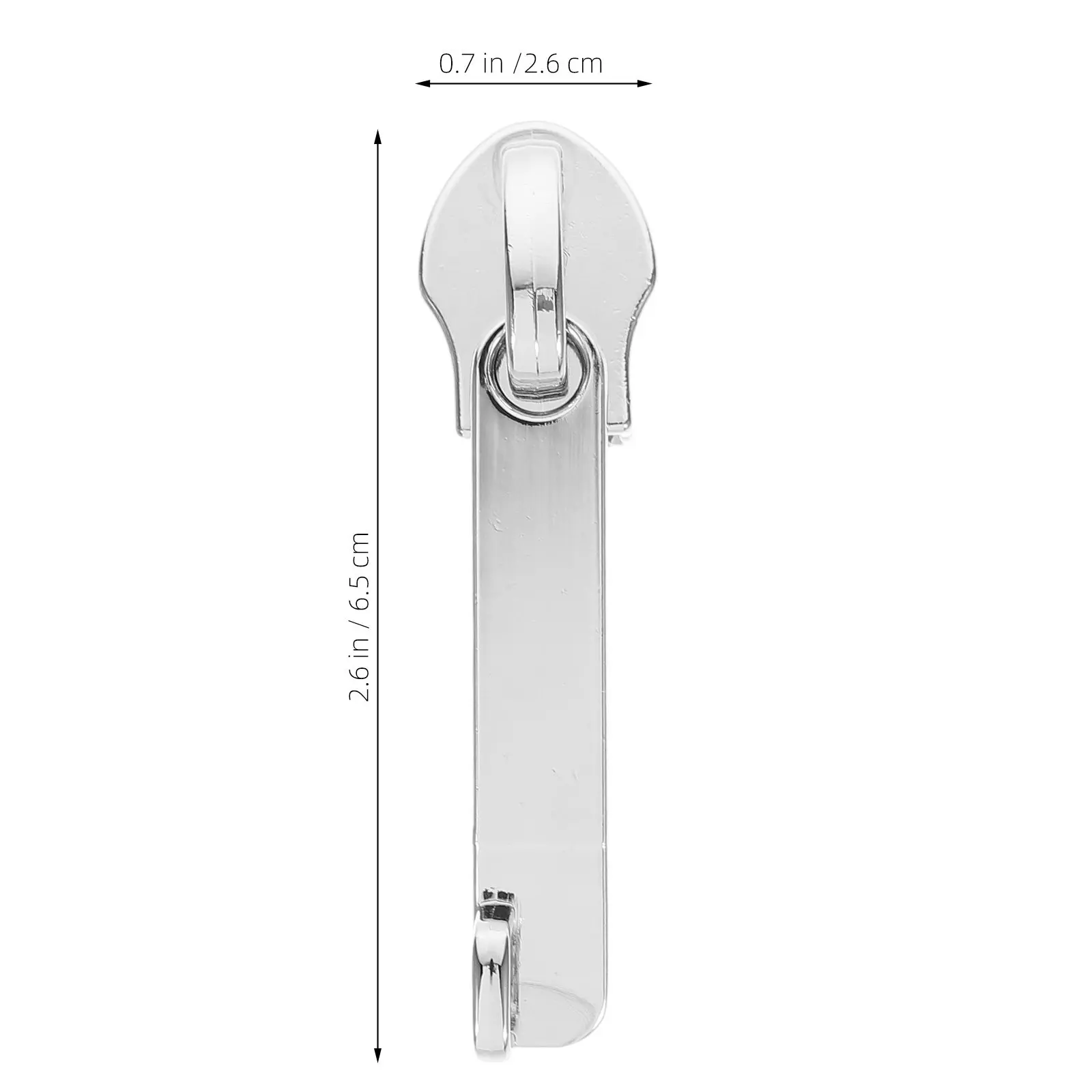 4Pcs Dual Layer Anti Explosion Zipper Pull Tabs Lock Hole Replacement for Suitcase Luggage Zipper Slider Repair