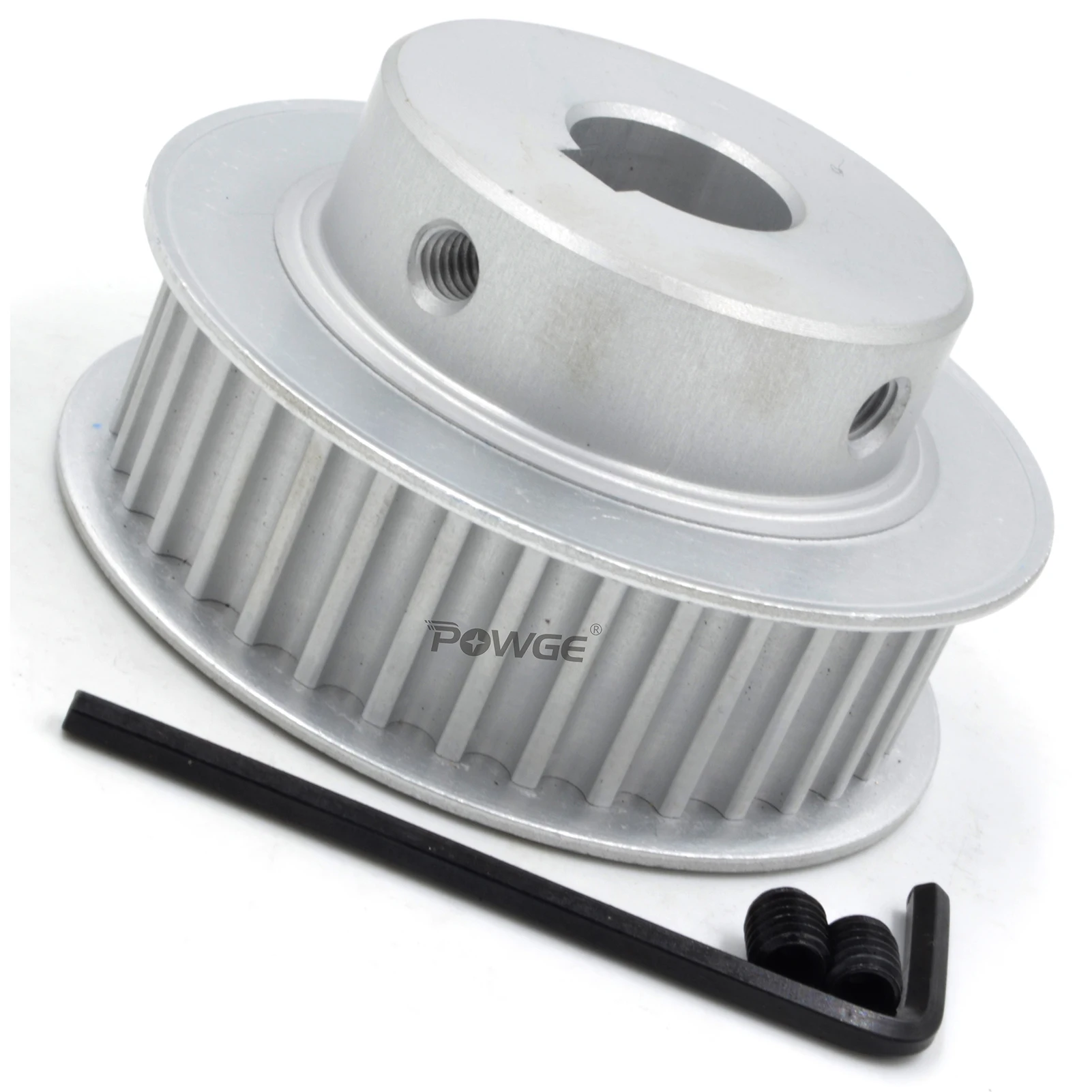 POWGE 46 48 الأسنان HTD 5M توقيت بكرة BF تتحمل 8/10/12/14/15/16/17/18/19/20/22/24/30 مللي متر ل HTD5M عرض الحزام 15/20/25 مللي متر 46T 48T #4