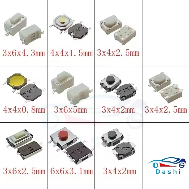 Car Remote Control Key Touch Switches Tactile Push Button Switches For  VW Toyota Kia Honda Nissan  Peugeot Hyundai